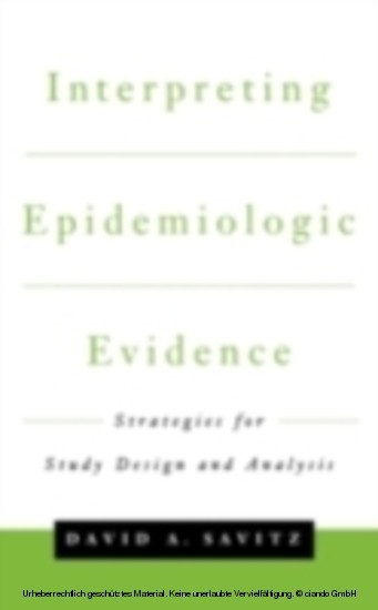 Interpreting Epidemiologic Evidence Strategies for Study Design & Analysis main product photo