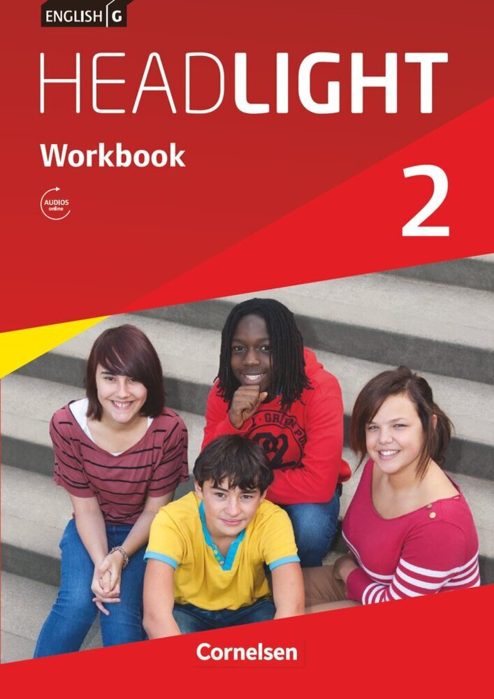 English G Headlight - Allgemeine Ausgabe - Band 2: 6. Schuljahr, Workbook mit Audios online main product photo