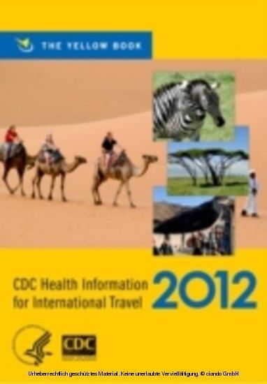 CDC Health Information for International Travel 2012 main product photo