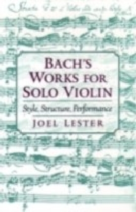Bach's Works for Solo Violin main product photo