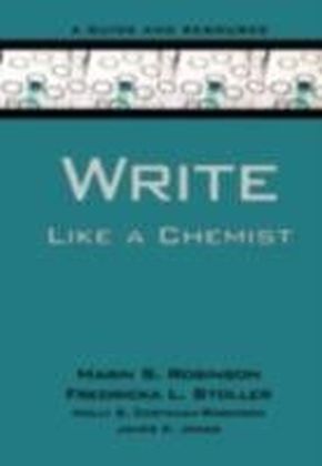 Write Like a Chemist