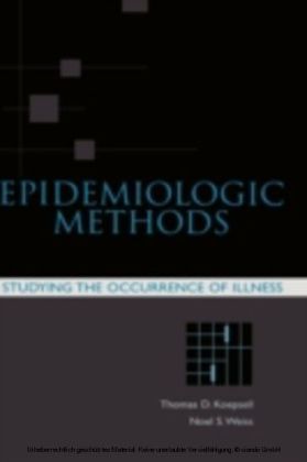 Epidemiologic Methods Studying the Occurrence of Illness