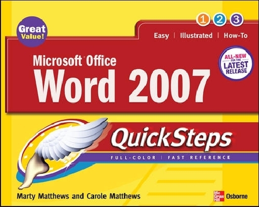 Microsoft Office Word 2007 QuickSteps main product photo