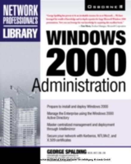 Windows 2000 Administration main product photo