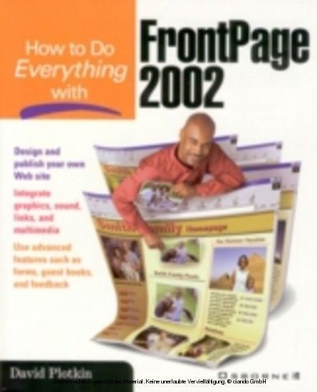 How to Do Everything with Frontpage 2002 main product photo