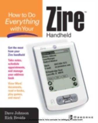 How to do Everything with Your Zire Handheld
