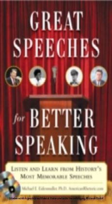 Great Speeches For Better Speaking (Book + Audio CD)