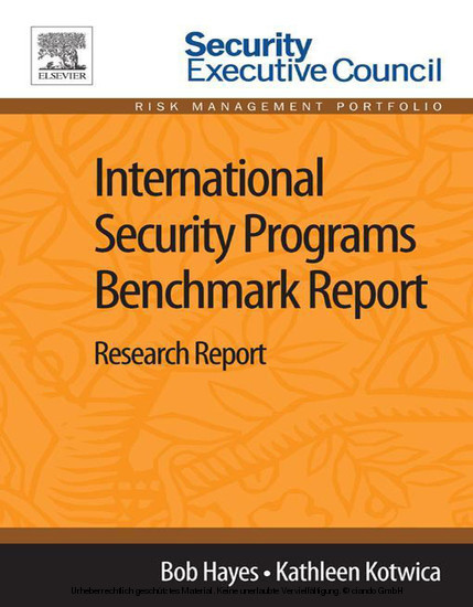 International Security Programs Benchmark Report main product photo