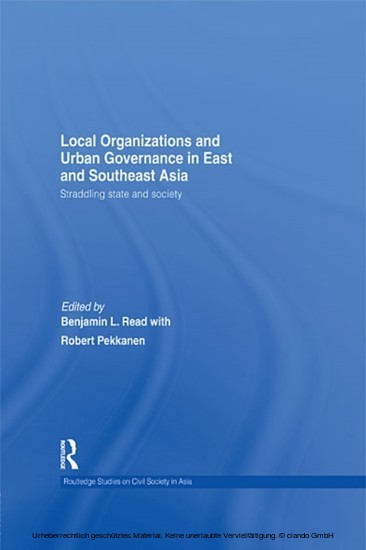 Local Organizations and Urban Governance in East and Southeast Asia main product photo