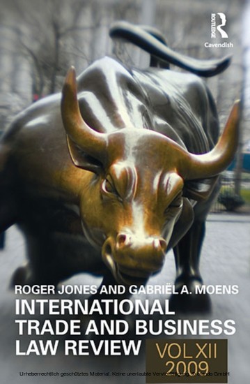 International Trade and Business Law Review: Volume XII main product photo