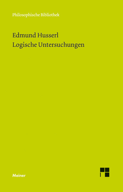 Logische Untersuchungen main product photo