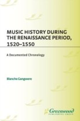 Music History During the Renaissance Period, 1520-1550