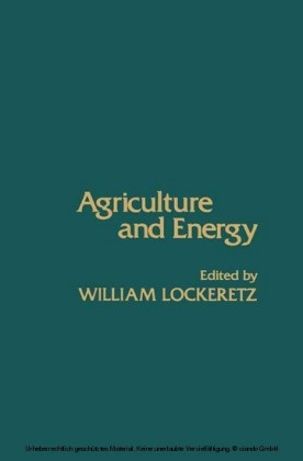 Agriculture and Energy