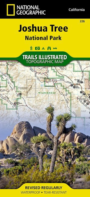 National Geographic Trails Illustrated Map Joshua Tree National Park main product photo