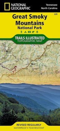 National Geographic Trails Illustrated Map Great Smoky Mountains National Park, Tennessee / North Carolina, USA