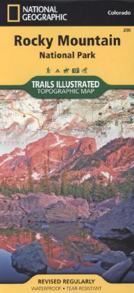 National Geographic Trails Illustrated Map Rocky Mountain National Park main product photo