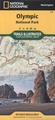 National Geographic Trails Illustrated Map Olympic National Park