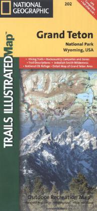 National Geographic Trails Illustrated Map Grand Teton National Park, Wyoming, USA main product photo