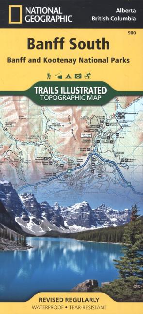 National Geographic Trails Illustrated Topographic Map Banff South main product photo