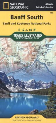 National Geographic Trails Illustrated Topographic Map Banff South