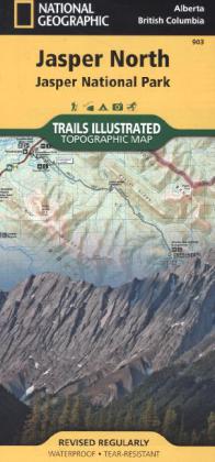 National Geographic Trails Illustrated Map Jasper North