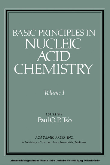 Basic Principles in Nucleic Acid Chemistry V1 main product photo