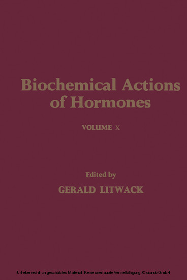Biochemical Actions of Hormones V10 main product photo