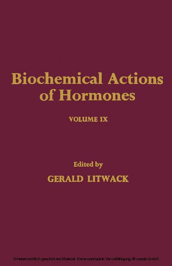 Biochemical Actions of Hormones V9 main product photo