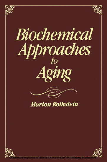 Biochemical Approaches to Aging main product photo