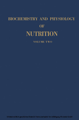 Biochemistry And Physiology of Nutrition