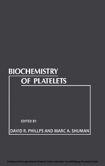 Biochemistry of Platelets main product photo