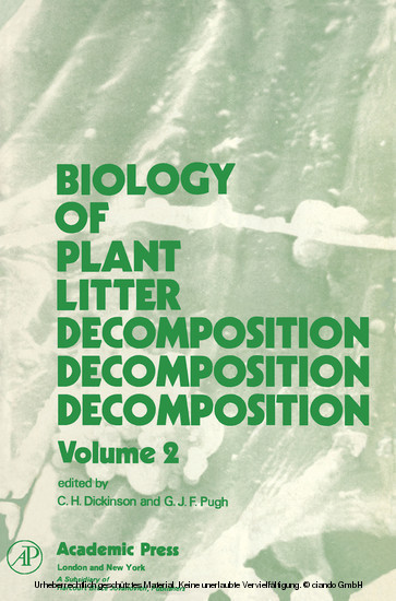 Biology of Plant Litter Decomposition V2 main product photo