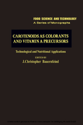 Carotenoids as Colorants and Vitamin A Precursors