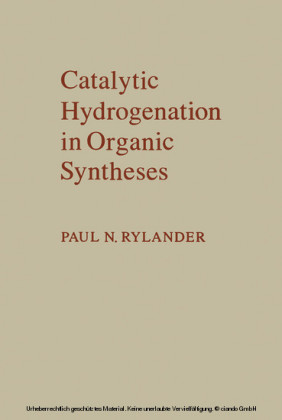 Catalytic Hydrogenation in Organic Syntheses