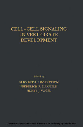 Cell-Cell Signaling in Vertebrate Development