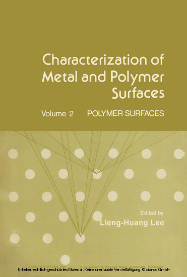 Characterization of Metal and Polymer Surfaces V2 main product photo