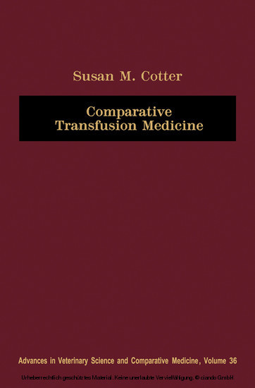 Comparative Transfusion Medicine main product photo