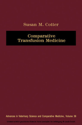 Comparative Transfusion Medicine