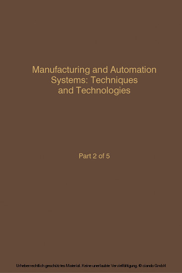 Control and Dynamic Systems V46: Manufacturing and Automation Systems: Techniques and Technologies main product photo