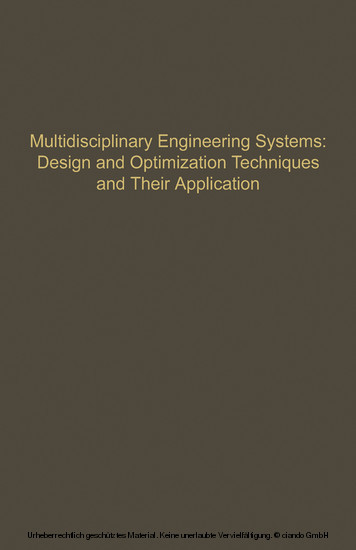 Control and Dynamic Systems V57: Multidisciplinary Engineering Systems: Design and Optimization Techniques and Their Application main product photo