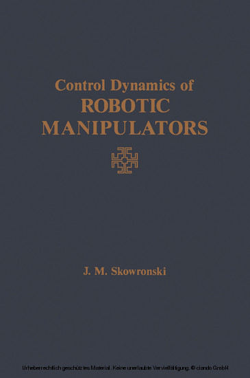 Control Dynamics of Robotic Manipulators main product photo