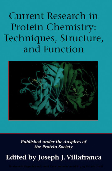 Current Research in Protein Chemistry main product photo