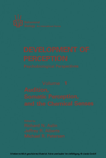 Development of Perception Psychobiological Perspectives main product photo