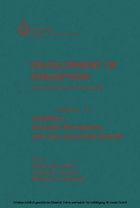 Development of Perception Psychobiological Perspectives