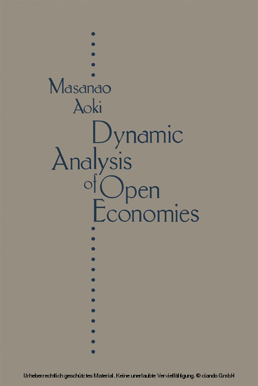 Dynamic Analysis Of Open Economies main product photo