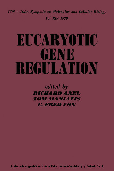 Eucaryotic Gene Regulation main product photo