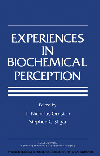 Experiences in Biochemical Perception main product photo