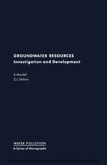 Groundwater Resources main product photo