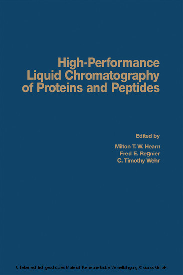 High-Performance Liquid Chromatography of Proteins and Peptides main product photo
