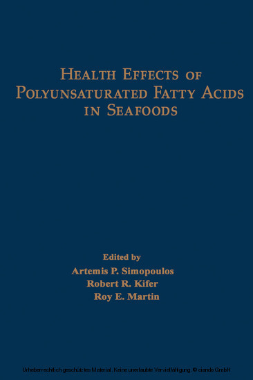 Health Effects of Polyunsaturated Fatty Acids in Seafoods main product photo